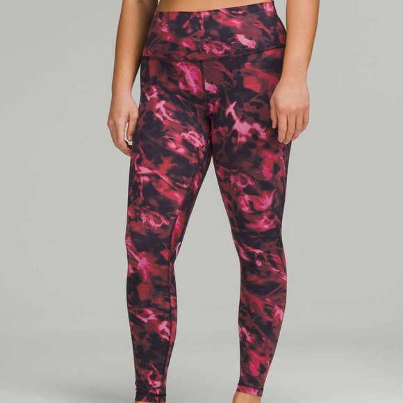 [Lululemon] Align HR Pant 28" Intensity Pink Blossom Multi 16 - Picture 1 of 9